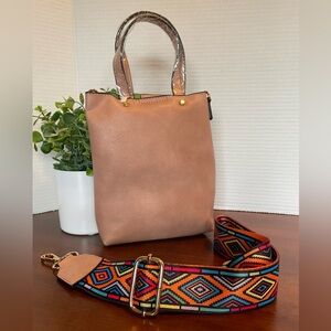 Le Miel Mini Tote/Crossbody. Dusty Blush NWT